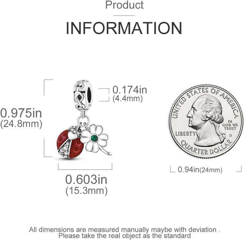 MULA 925 Sterling Silver Charms for Bracelets and Necklaces Lipstick and Bag Dangle Pendants Tower Camera Beads Jewelry Charms for Women - Image 5